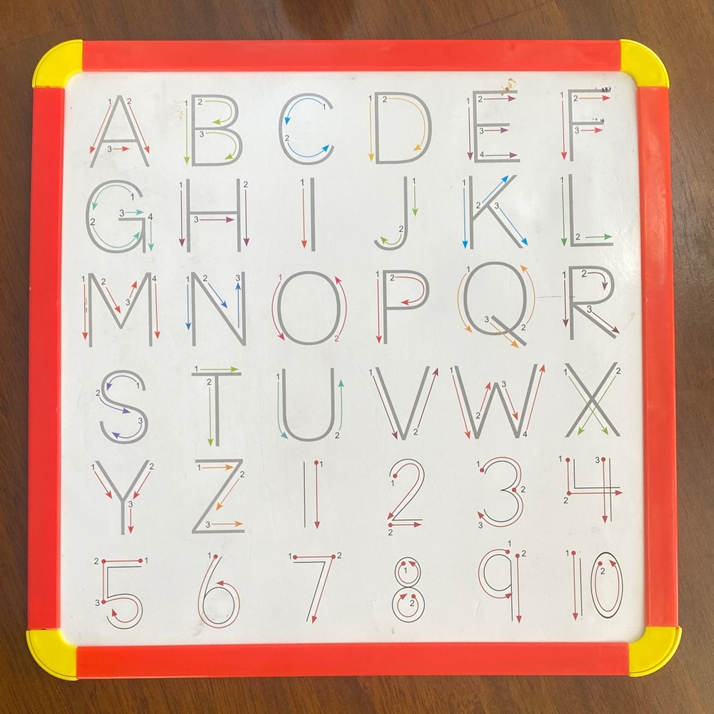 Alphabet and Number Tracing Board